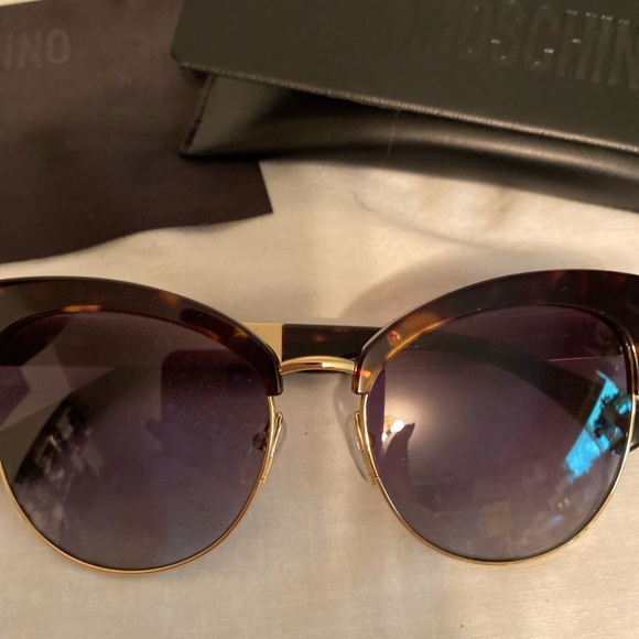 Moschino sunglasses black / gold/ Tortoiseshell - Picture 8 of 14